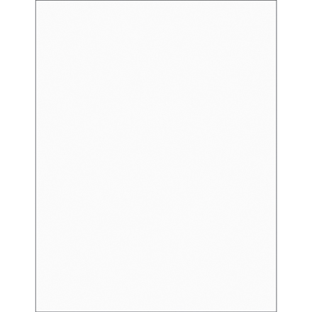 8 <span class='fraction'>1/2</span> x 11" Clear Rectangle Laser Labels