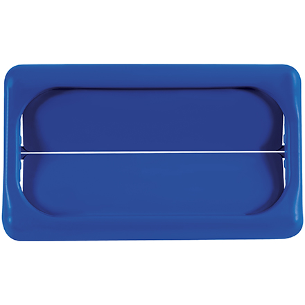 Rubbermaid<span class='rtm'>®</span> Slim Jim<span class='rtm'>®</span> Swing Top Lid - 23 Gallon, Blue